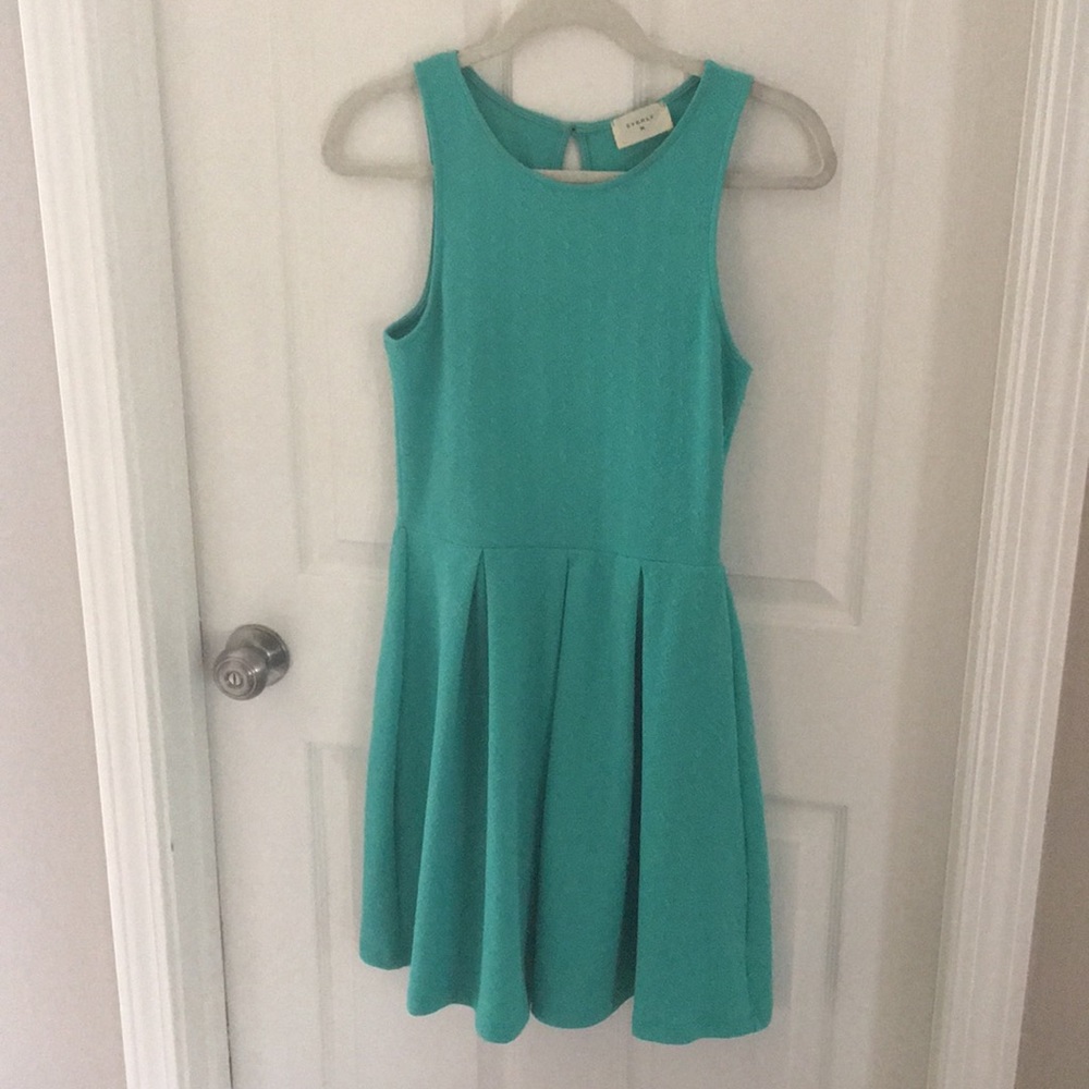 Teal dress